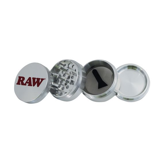 RAW GRINDER, 56MM, 4 PIECE WITH SIEVE